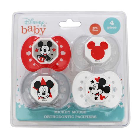 Cudlie Disney Mickey Mouse Baby Boy Pack Pacifiers Winkin Mickey Design