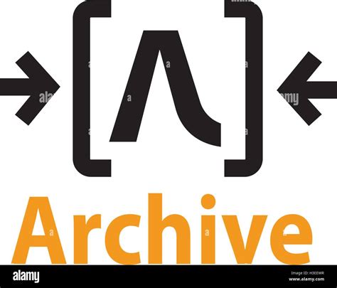 Archive Logo Design Concept Stock Vector Image And Art Alamy