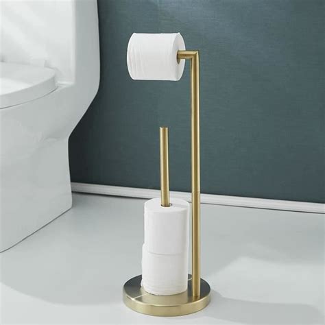 Porte Papier Toilette Sur Pied Support De Porte Rouleaux De Papier