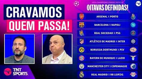 Confrontos Champions League Oitavas