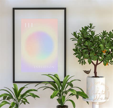 Angel Number 111 Print - Pastel Gradient Wall Art