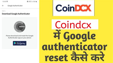 How To Reset Google Authenticator Fa In Coincx App Youtube