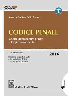 Codice Penale Codice Di Procedura Penale E Leggi Complementari Con