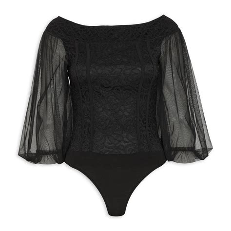 Black Bodysuit 3120260 Truworths