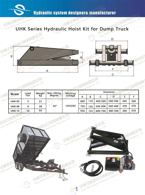 Ton Single Acting Hydraulic Scissor Hoist Lifts Kits For Low