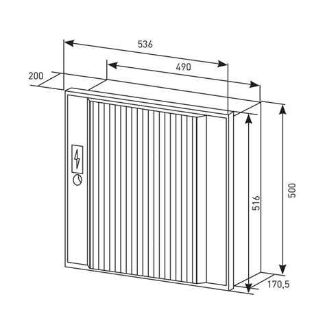 Porte de Coffret PANINTER Electrique extérieur S15 Beige EDF