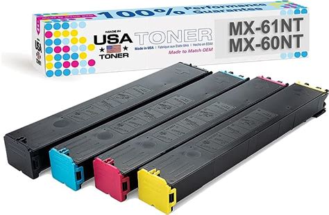 Amazon MADE IN USA TONER Compatible Replacement For Sharp MX61NT