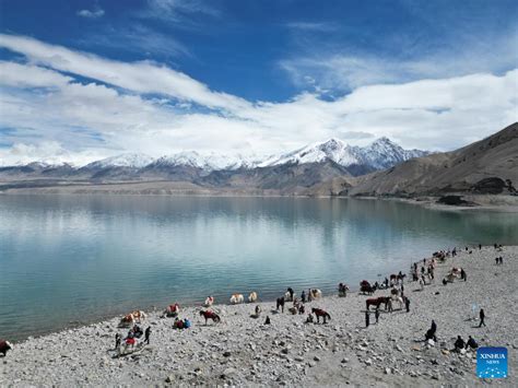 View Of Baisha Lake Scenic Area In Akto County Nw China S Xinjiang Xinhua