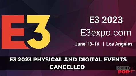 E3 2023 Physical and Digital Events Cancelled - KeenGamer