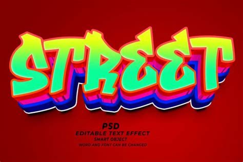 Street Graffiti Psd D Editable Text Graphic By Truevector Creative