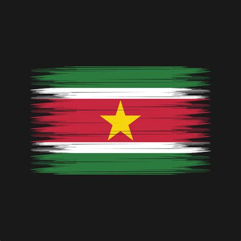 Suriname Flag Brush. National Flag 11472473 Vector Art at Vecteezy