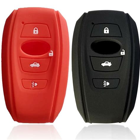 Silicone Smart Key Case Skin Protector Entry Fob Cover For Subaru 2019