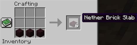 Nether Brick Slab in Minecraft