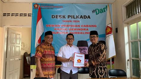 Kader Pks Purbalingga Mas Fahmi Ambil Formulir Pendaftaran Ke Dpc Gerindra Lewat Utusannya