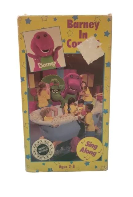 BARNEY - BARNEY in Concert (VHS) Sing Along 1991 PBS KIDS 90s Nostalgia ...