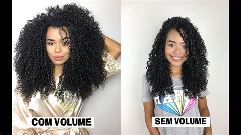 Como Diminuir O Volume Do Cabelo Cacheado Por Daniela Santos Youtube