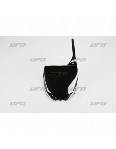 Plaque numéro frontale UFO noir Yamaha YZ125 250