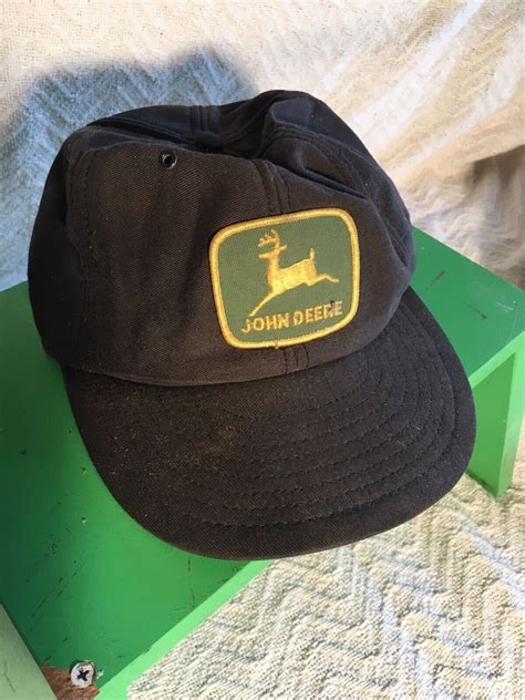 Vintage John Deere Snapback Trucker Hat Farm Patch Full Mesh Usa 70s Louisville Munimoro Gob Pe