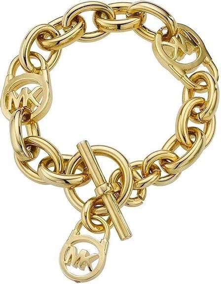 Michael Kors Damen Armband Edelstahl 20 Cm IP Gold MKJ1046710 Amazon