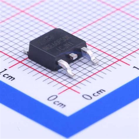 MOSFET P Channel NCE60P50K TO 252 2 DPAK 50A 23mΩ 10V 20A 95W 3 5V