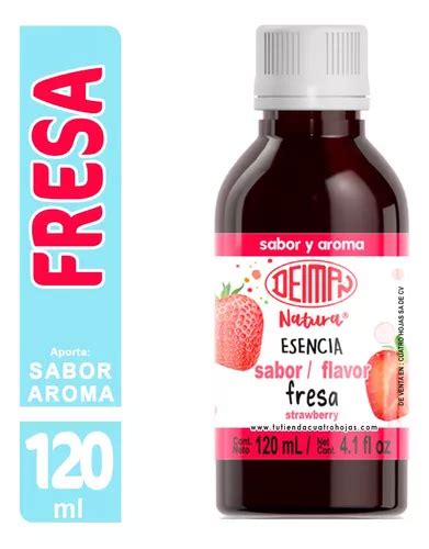 Esencia Saborizante Deiman Sabor Fresa Natura Ml Mercadolibre