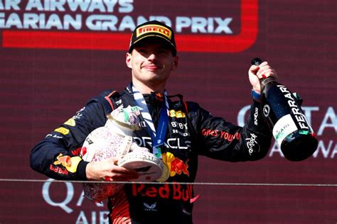 Gran Premio De Hungría Max Verstappen De Red Bull Ganó