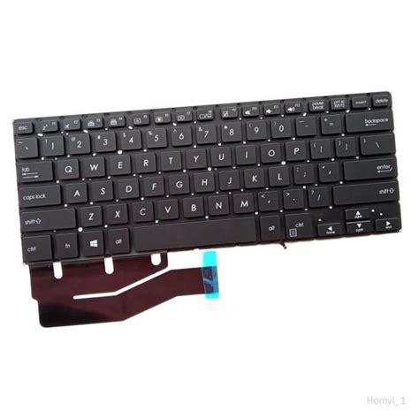 Clavier D Ordinateur Portable Am Ricain Avec Anglais R Tro Clair Pour