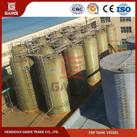 Gains Chemical Storage Tank Factory Fiber Glass Frp Tank China