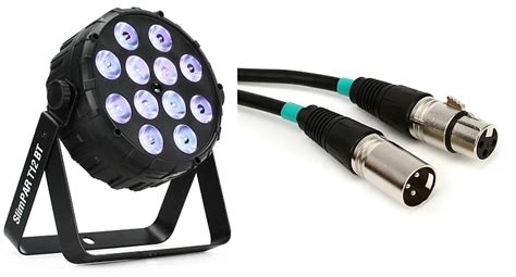 Chauvet DJ SlimPAR T12 BT RGB Par With Bluetooth Bundle With Reverb