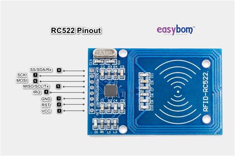 Rc522 Rfid Module Pin Configuration Arduino Wiring Datasheet Easybom