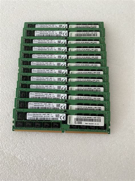 Lot Of 12 SK Hynix 32GB 2Rx4 PC4 2400T RB2 11 HMA84GR7AFR4N UH EBay