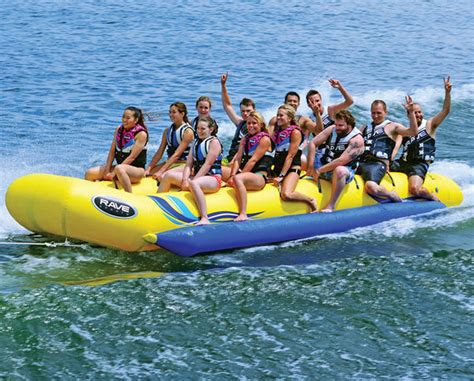 12 Person Max Towed Banana Buoy Water Taxi Custom Chutes Double