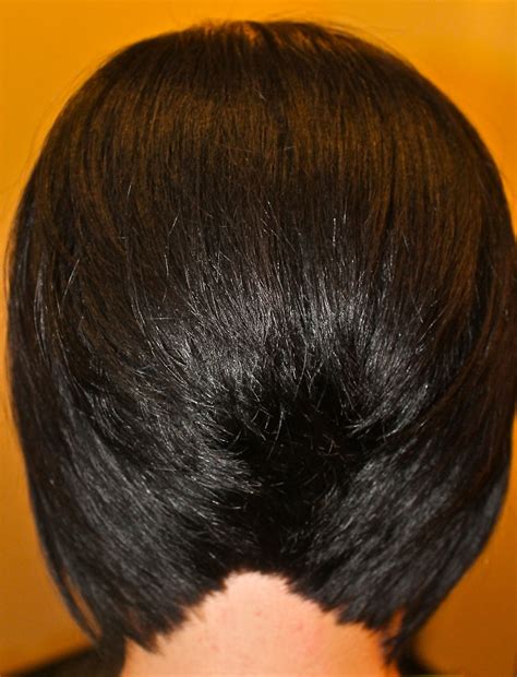 V Shape Short Hair Cut Images