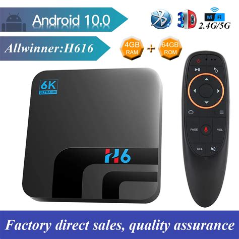 H Smart Tv Box Android Allwinner H Uhd K Media Player K Hdr Gb