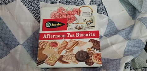 Vintage Jacobs Afternoon Tea Biscuits Tin Awesome Etsy