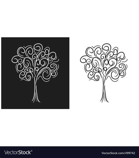 Abstract tree Royalty Free Vector Image - VectorStock