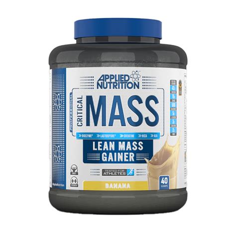 Buy Applied Nutrition Critical Mass Gainer Kg Banana In Dubai