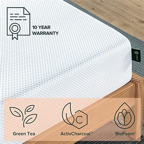 ZINUS 8 Inch Green Tea Cooling Gel Memory Foam Mattress Cooling Gel