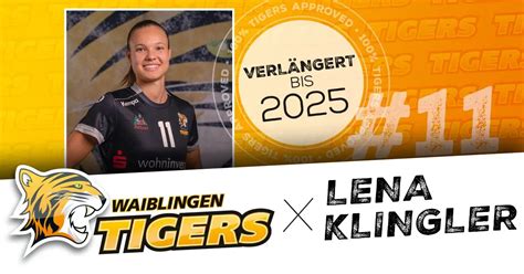 Lena Klingler Bleibt Ein TIGER Girl Waiblingen Tigers Frauen