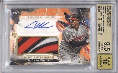 Adley Rutschman Bgs Topps Inception Rookie Patch Auto