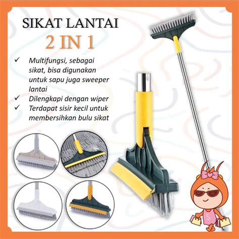 Jual Sikat Lantai Wc Kamar Mandi In Wiper Sikat Pembersih Putar