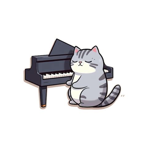 Cat Playing Piano Gif: Mèo Đánh Đàn Piano - Ecurrencythailand.com