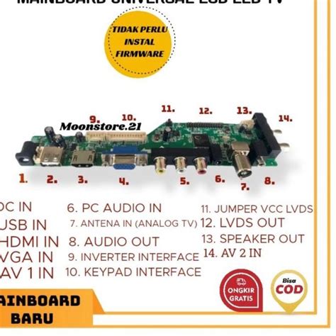 Jual Terlaris MAINBOARD Z53 LCD LED TV UNIVERSAL CONTROLLER BOARD