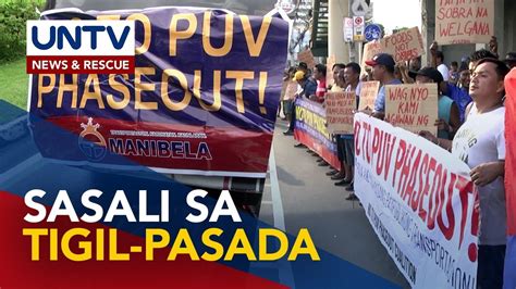 Grupong Manibela Makikiisa Sa Transport Strike Ng Piston YouTube