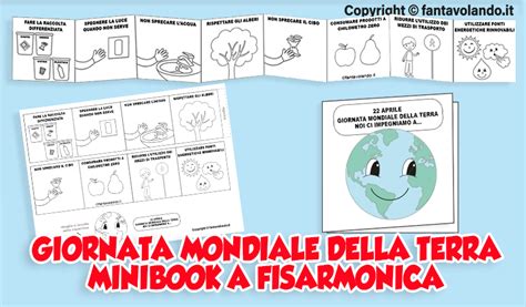 Attività per la Giornata mondiale della Terra 22 aprile minibook a