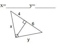 Geometric Mean Theorem Worksheet