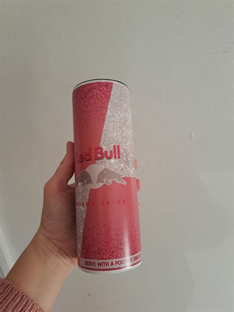 Pink Red Bull Inspired 20oz Tumbler Energy Drink Stainless Steel Tumbler Bull Wings Energy