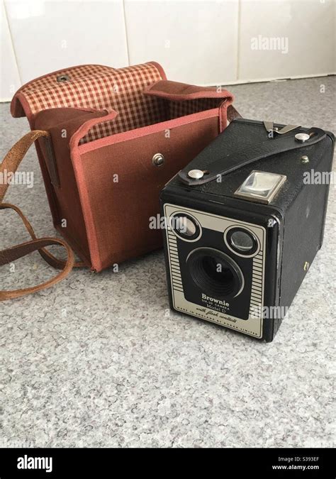 Vintage Kodak Box Brownie Camera Stock Photo Alamy