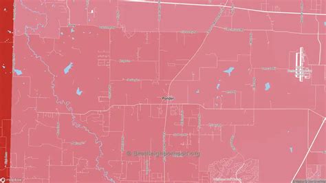 Ponder, TX Political Map – Democrat & Republican Areas in Ponder ...