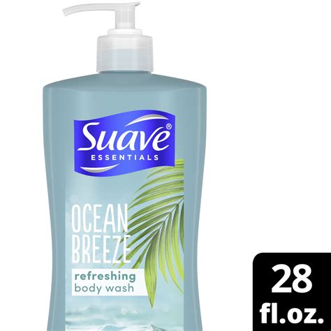 Suave Essentials Body Wash Ocean Breeze 28 Oz